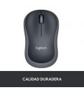 Ratón Inalámbrico Logitech M185/ Hasta 1000 DPI/ Gris