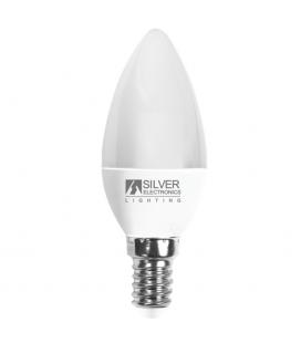 Bombilla led decorativa silver electronic vela 7w=70w - e14 - 5000k - 620 lm - luz fria - a+ - Imagen 1