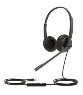 Yealink UH34 DUAL TEAMS auricular y casco Auriculares Diadema USB tipo A Negro - Imagen 1