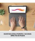 Logitech Combo Touch Gris Smart Connector QWERTY Español - Imagen 14