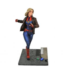 Capitana marvel estatua resina 28 cm marvel movie premier collection - Imagen 1