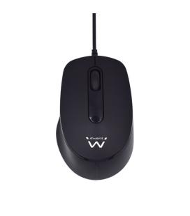 RATON EWENT EW3159 OPRTICO 1000DPI USB NEGRO SILENCIOSO