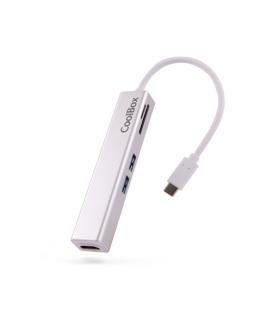 CoolBox miniDock USB-C Lite Alámbrico USB 3.2 Gen 1 (3.1 Gen 1) Type-C Blanco - Imagen 1