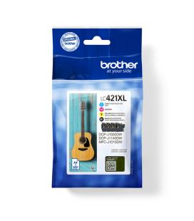 Brother LC-421XLVAL PagePack 4 pieza(s) Original Alto rendimiento (XL) Negro, Cian, Magenta, Amarillo - Imagen 1