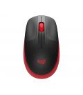 RATON LOGITECH M190 INALAMBRICO NEGRO ROJO - Imagen 11