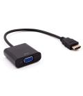 CABLE ADAPATADOR NILOX HDMI A VGA MACHO HEMBRA - Imagen 1