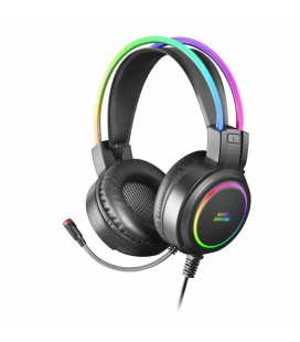 Auriculares gaming con micrófono mars gaming mhrgb/ jack 3.5/ negros - Imagen 1