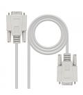 Nanocable Cable Serie Modem, DB9 H-H, Beige, 1.8m - Imagen 5