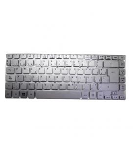 Teclado Acer Aspire 3830 3830G 3830T 3830TG 4755 4755G Plata - Imagen 1