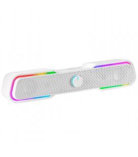 Barra de sonido con bluetooth mars gaming msbx/ 10w/ 2.0/ blanca