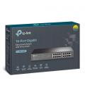 TP-LINK TL-SG1016PE switch Gestionado Gigabit Ethernet (10/100/1000) Energía sobre Ethernet (PoE) Negro - Imagen 10