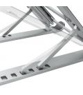 AISENS Soporte De Sobremesa Ajustable Para Portatil / Tablet, Plata - Imagen 3