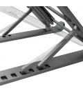 AISENS Soporte De Sobremesa Ajustable Para Portatil / Tablet, Gris Oscuro - Imagen 3