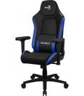 Aerocool CROWNBB Azul, Silla Gaming Ergonómica, Cojines Ajustables, Cuero Sintético Premium - Imagen 1