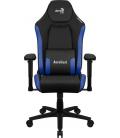 Aerocool CROWNBB Azul, Silla Gaming Ergonómica, Cojines Ajustables, Cuero Sintético Premium - Imagen 2