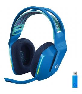 Auriculares inalámbricos logitech g733/ con micrófono/ usb/ radiofrecuencia/ azul