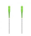 AISENS Cable Fibra Óptica Latiguillo G657A2 3.0 9/125 SMF Simplex CPR DCA LSZH, SC/APC-SC/APC, Blanco, 2.0 m - Imagen 1