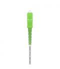 AISENS Cable Fibra Óptica Latiguillo G657A2 3.0 9/125 SMF Simplex CPR DCA LSZH, SC/APC-SC/APC, Blanco, 2.0 m - Imagen 2