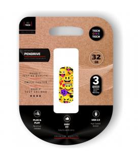 Pendrive 32gb tech one tech emoji collage usb 2.0 - Imagen 1