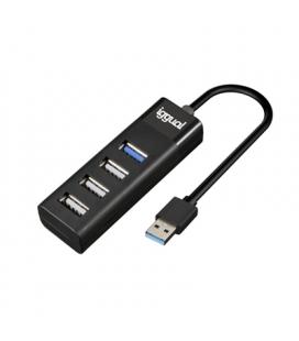iggual Hub USB x 3 puertos USB 2.0 + 1 USB 3.0 - Imagen 1