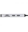 DOCKING STATION TARGUS TIPO C A 2X HDMI 2.0 2X USB-A PLATA