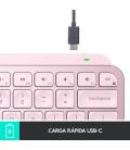 Logitech MX Keys Mini Minimalist Wless Illum KB teclado - Imagen 8