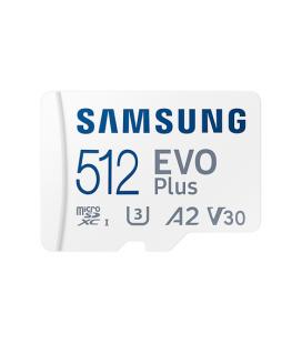 Tarjeta de Memoria Samsung EVO Plus 2021 512GB microSD XC con Adaptador/ Clase 10/ 130MBs