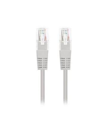 CABLE RED NANOCABLE RJ45 UTP CAT6 1.5M GRIS - Imagen 1