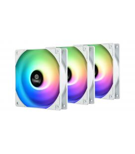 Ventilador gaming enermax hf120 rgb blanco 12cm pack de 3 - Imagen 1