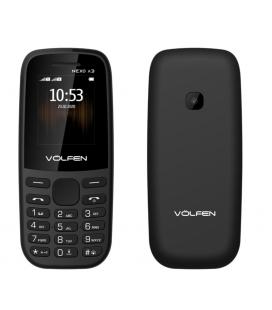 Telefono volfen a3 negro pantalla 1.8pulgadas - camara - radio fm - micro sd - bateria larga duracion