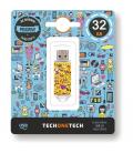 Pendrive 32gb tech one tech emojis usb 2.0 - Imagen 4