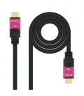 Nanocable 10.15.3715 cable HDMI 15 m HDMI tipo A (Estándar) Negro, Rosa - Imagen 4