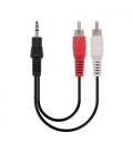 Nanocable CABLE AUDIO ESTEREO 3.5/M-2xRCA/M 3.0 M - Imagen 5