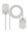 Nanocable 10.14.0503 cable de serie Beige 3 m DB9 - Imagen 3