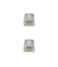 Nanocable Cable de red latiguillo RJ45 LSZH Cat.6A UTP AWG24, Gris, 7.0 m - Imagen 4