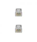 Nanocable Cable de red latiguillo RJ45 LSZH CAT.6A UTP AWG24, Gris, 1.5 m - Imagen 4