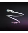 Nanocable Cable de Red Cat.7 600MHZ LSZH SFTP PIMF AWG26, Gris, 50 cm - Imagen 5