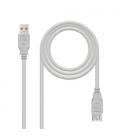 Nanocable CABLE USB 2.0, TIPO A/M-A/H, BEIGE, 1.8 M - Imagen 7