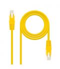 Nanocable CABLE RED LATIGUILLO RJ45 CAT.6 UTP AWG24, AMARILLO, 0.5 M - Imagen 2