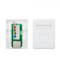 Nanocable ROSETA DE SUPERFICIE PARA RJ45 CAT.6 FTP 1 TOMA, BLANCO - Imagen 6