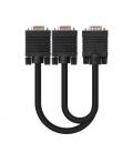 Nanocable CABLE BIFURCADOR SVGA HDB15/M-2xHDB15/H 45 CM - Imagen 9
