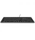 Ewent EW3269 teclado USB QWERTY Español Negro - Imagen 1