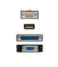 Nanocable CONVERTIDOR USB A SERIE, TIPO A/M-RS232 DB9/M DB25/M, 1,8 M - Imagen 4