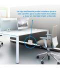 Nanocable Caja de conexiones multimedia de pared VGA+HDMI+JACK3.5+RCA+2xUSB+2xRJ45, Blanco - Imagen 13