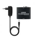 Nanocable Conversor SVGA+Audio a HDMI con Alimentación, SVGA/H+Jack 3.5/H-HDMI A/H, Negro - Imagen 2