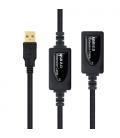 Nanocable CABLE USB 2.0 PROLONGADOR CON AMPLIFICADOR, TIPO A/M-A/H, 10 M - Imagen 3