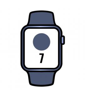 Apple watch series 7/ gps/ 45 mm/ caja de aluminio en azul/ correa deportiva azul abismo - Imagen 1