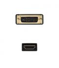 Nanocable CABLE DVI A HDMI DVI18+1/M-HDMI A/M 1.8 M - Imagen 5