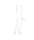 Nanocable Cable Adaptador Audio Jack 3.5/H de 4 Pines a 2 Jack 3.5/M de 3 Pines, Blanco, 20 Cm - Imagen 4