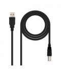 Nanocable 10.01.0102-BK cable USB 1 m USB 2.0 USB A USB B Negro - Imagen 6